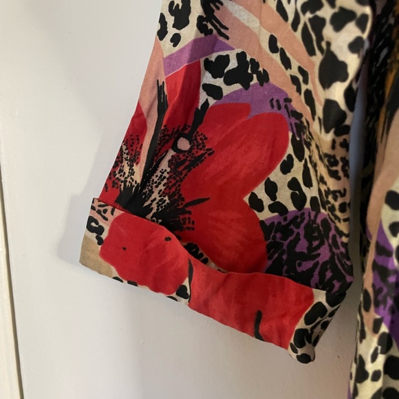 Animal Print/Floral Cardigan - Picture 5 of 6